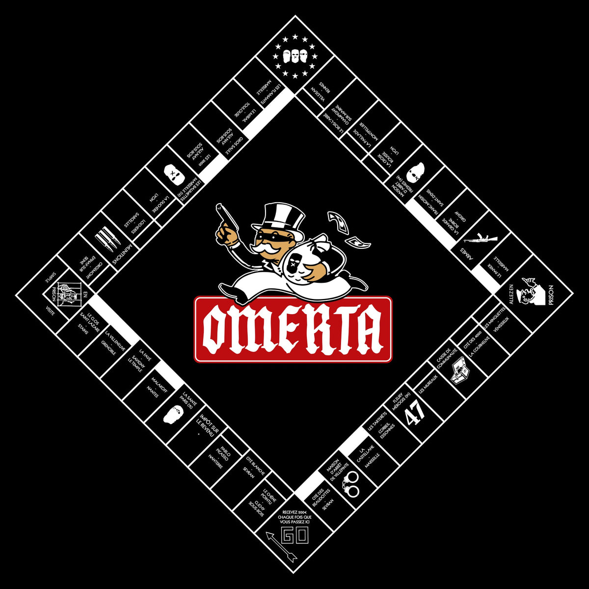 T-shirt Monopoly four